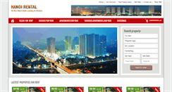 Desktop Screenshot of hanoihouserental.com